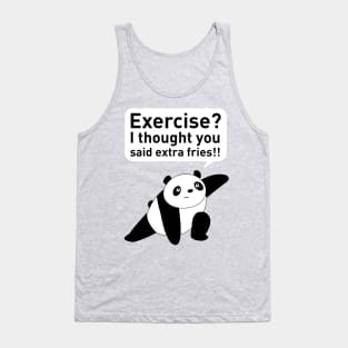 Exercise or extra fries Tank Top